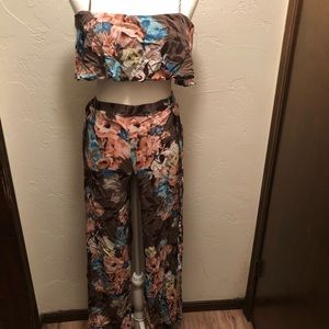 Adorable two piece jumpsuit
